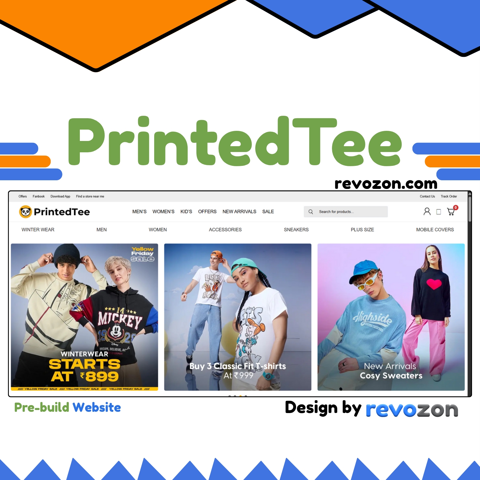 PrintedTee – Custom T-Shirt & Apparel E-Commerce Website PrintedTee is a complete, ready-to-launch WordPress e-commerce website tailored for selling custom clothing and personalized accessories. Designed for creators, brands, and entrepreneurs, this robust online store solution empowers you to sell printed t-shirts, hoodies, mugs, caps, and more — with total control over design, fulfillment, and marketing. custom t-shirt website, sell printed t-shirts online, print on demand WooCommerce, WordPress apparel store, personalized clothing website, fashion e-commerce WordPress theme