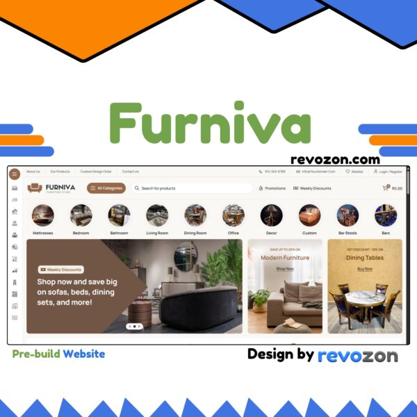 Furniva - Premium Furniture Store Pre-Build Website